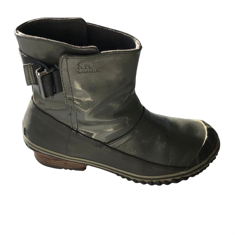 Sorel NL Gray Waterproof Ankle Boot Size 7 - Picture 9 of 13